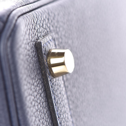 Hermes Togo Birkin 25 Bleu Nuit 8 of 38