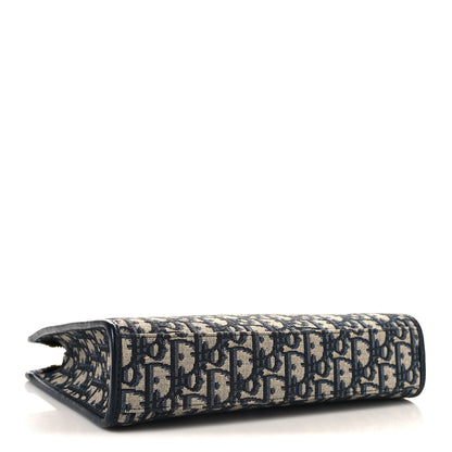 Christian Dior Oblique 30 Montaigne Pouch Blue 16 of 22