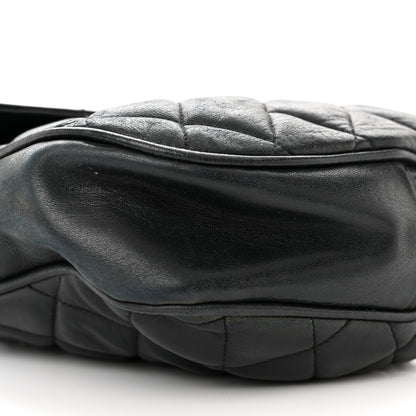 Chanel Lambskin Quilted Mini Flap Shoulder Bag Black 9 of 13