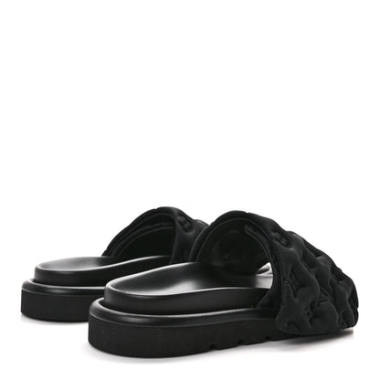 Louis Vuitton Technical Fabric Embossed Monogram Pool Pillow Comfort Mules 39 Black 4 of 10