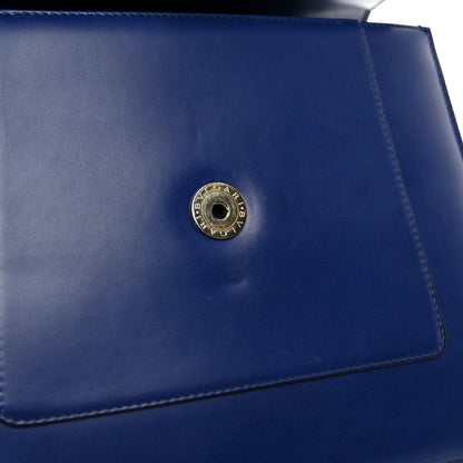 Bulgari Calfskin Large Serpenti Forever Top Handle Blue 11 of 12