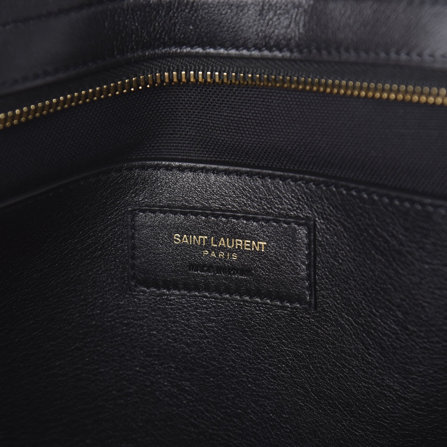Saint Laurent Raffia Baby Monogram Downtown Cabas Black 6 of 9
