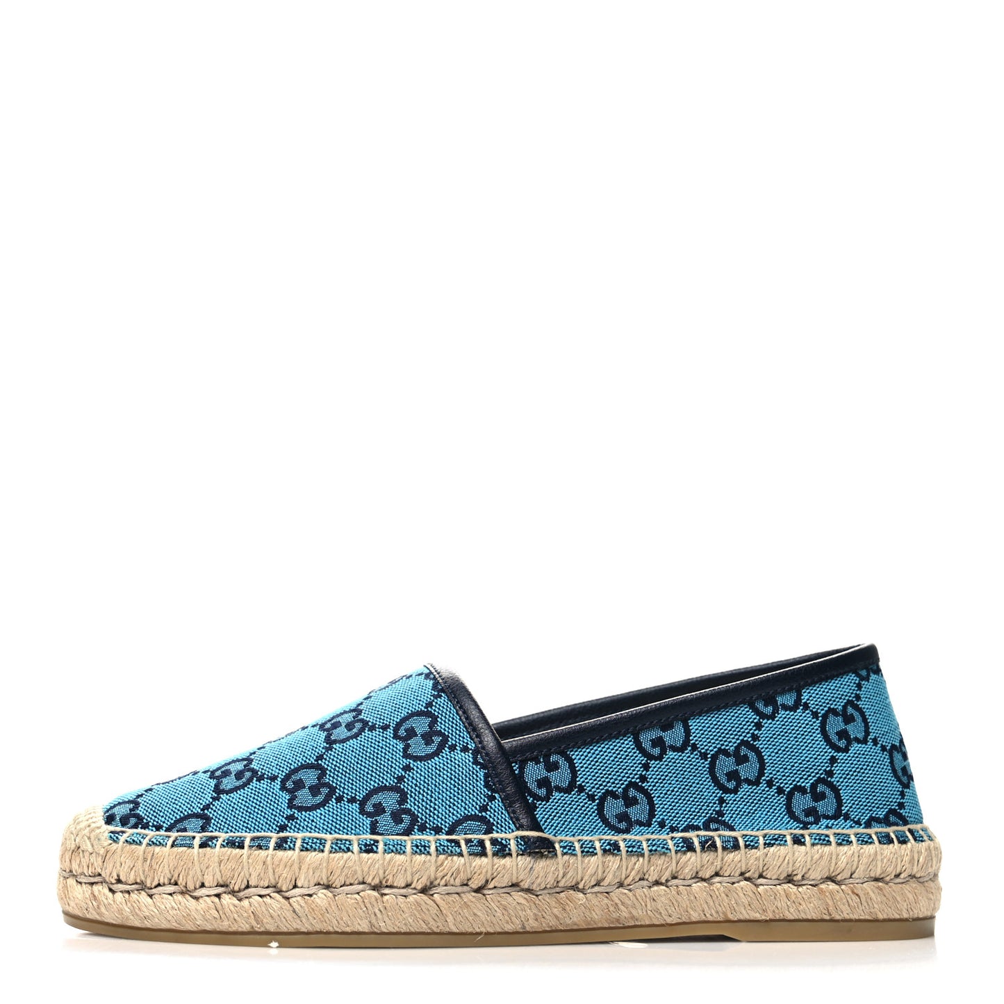 GG Monogram Multicolor Espadrilles 37 Light Blue