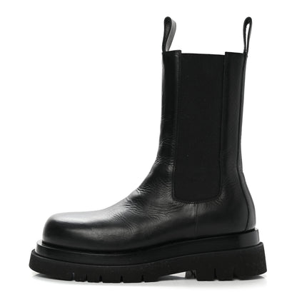 Bottega Veneta Calfskin The Lug Chelsea Boots 41 Black 1 of 11