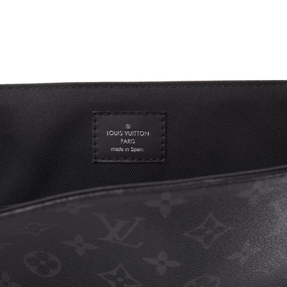 Louis Vuitton Monogram Eclipse Explorer PM Black 6 of 11