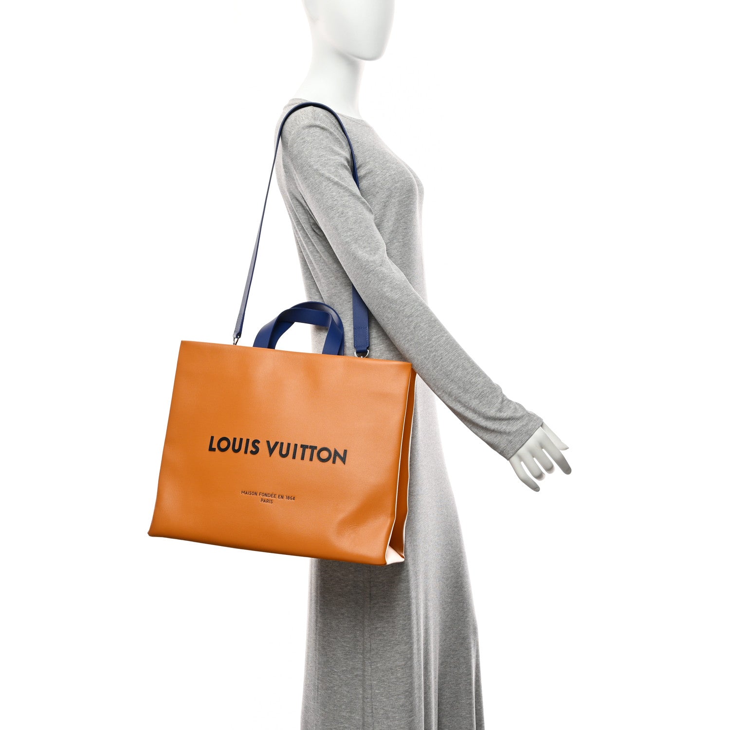 Louis Vuitton Cowhide Shopper Bag MM Safran 1837552 – FASHIONPHILE