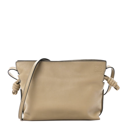 Loewe Calfskin Mini Flamenco Knot Clutch Clay Green 1 of 10
