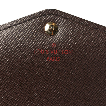 Louis Vuitton Damier Ebene Sarah Wallet NM 6 of 7