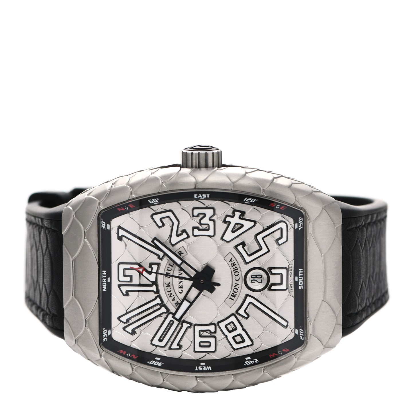 Stainless Steel Rubber 45mm Vanguard Limited Edition Iron Cobra Automatic Watch V45SCDTACNRIRON