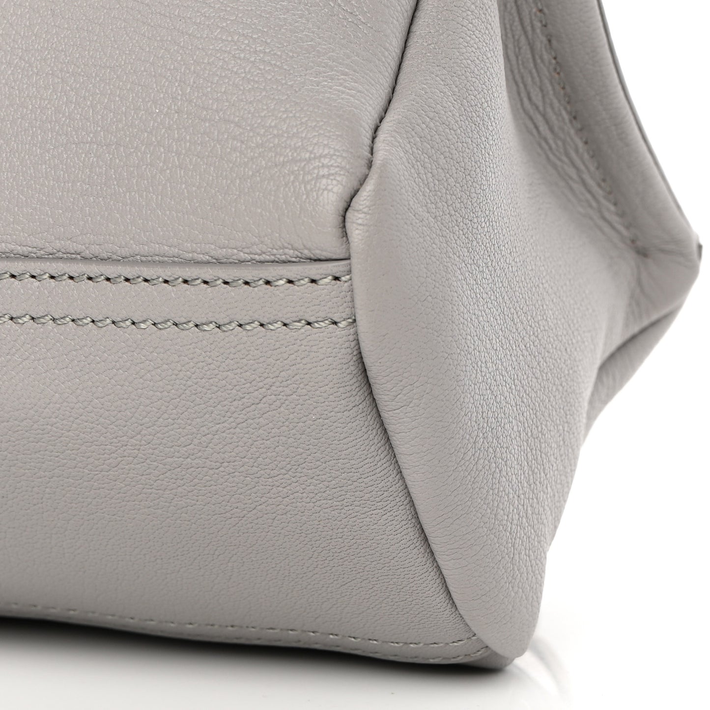 Sugar Goatskin Mini Pandora Dove Grey