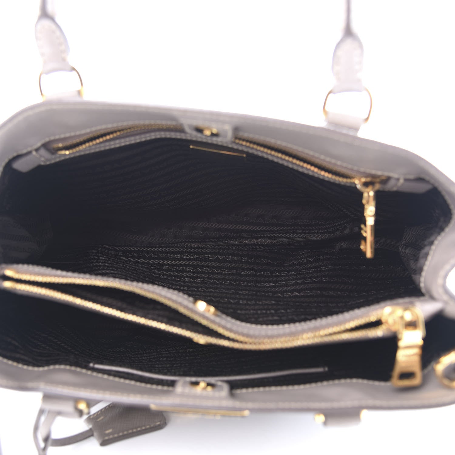 Prada Saffiano Lux Medium Tote Argilla 5 of 10
