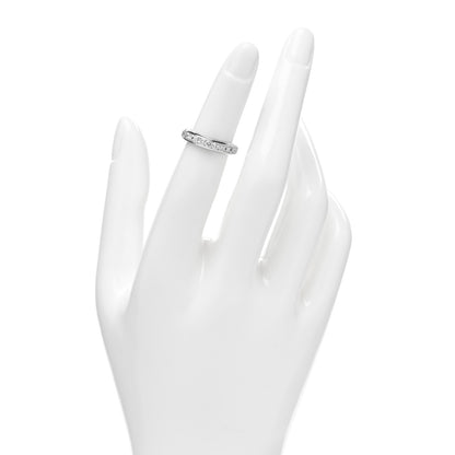 Tiffany Platinum Diamond Lucida Half Circle Wedding Band Ring 47 4 2 of 4