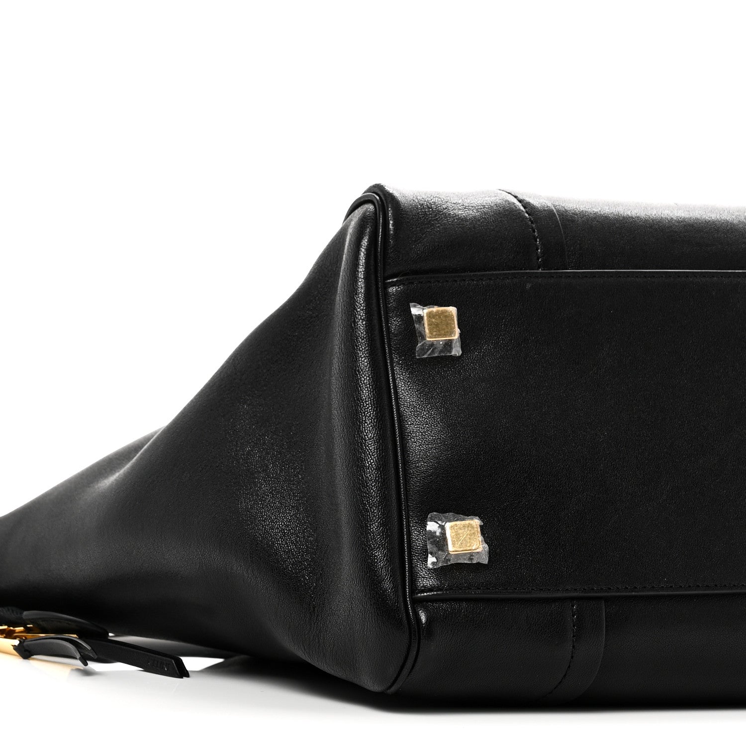 Celine Supple Shiny Lambskin Medium Smiling New Luggage Black 8 of 10