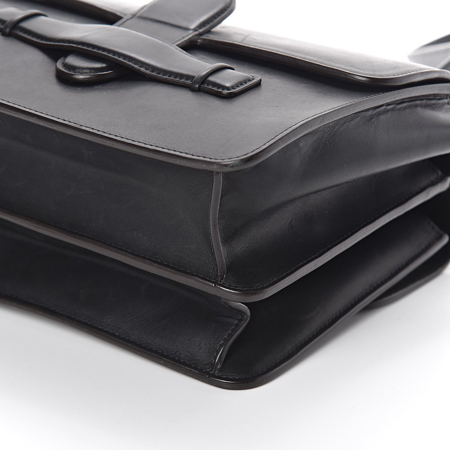 Natural Calfskin Medium Symmetrical Bag Black