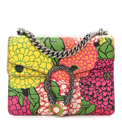 Gucci X KEN SCOTT Textured Calfskin Pomponica Print Dionysus Shoulder Bag Multicolor 1 of 10