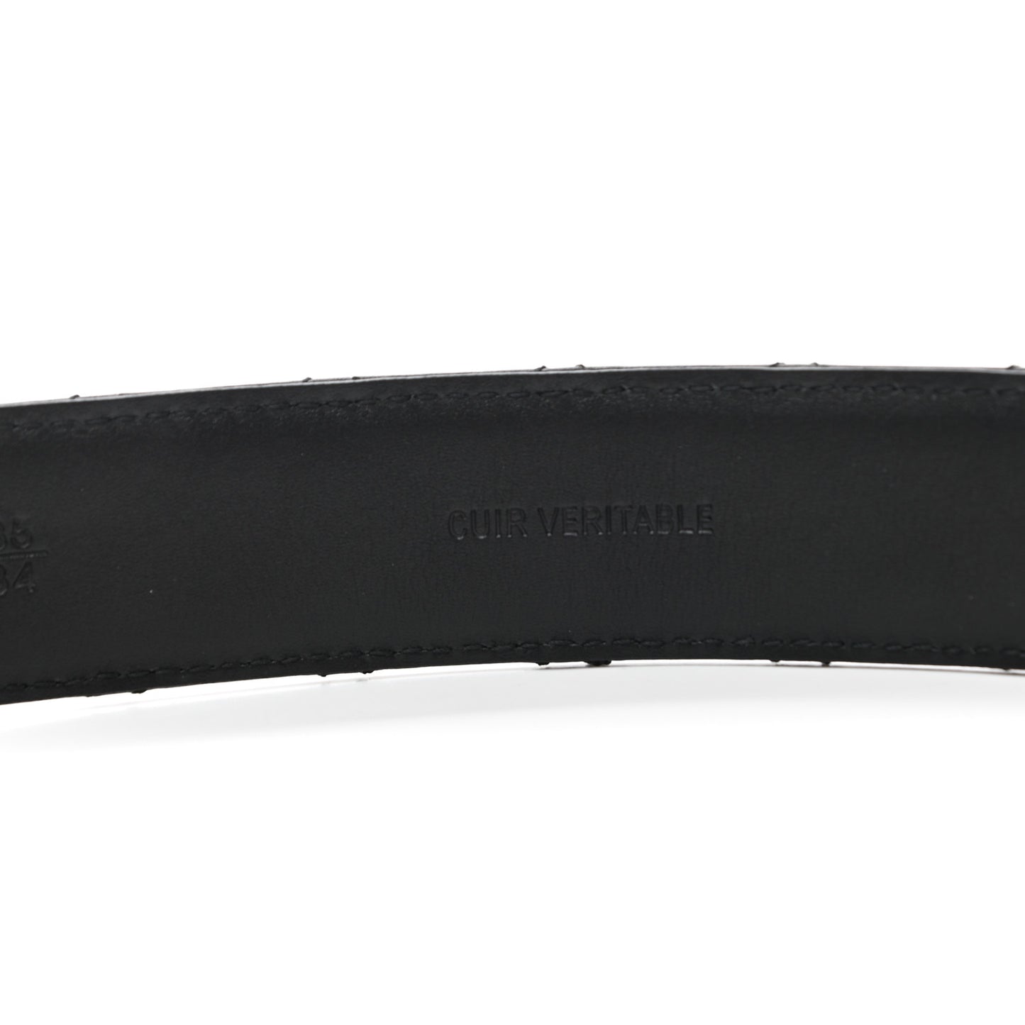 Lambskin Quilted CC Chain Belt 85 34 Black