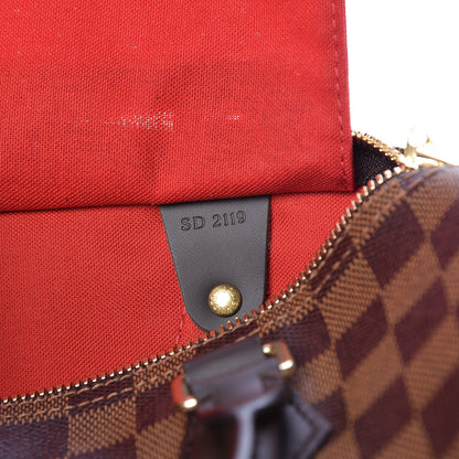 Louis Vuitton Damier Ebene Speedy Bandouliere 25 10 of 12