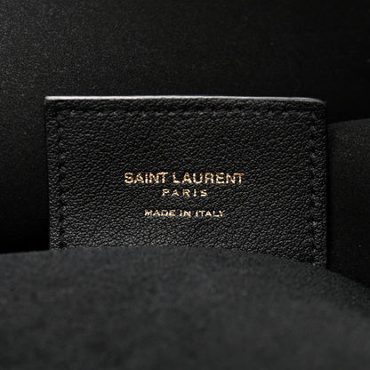 Saint Laurent Calfskin Medium Shopping Tote Black 6 of 15