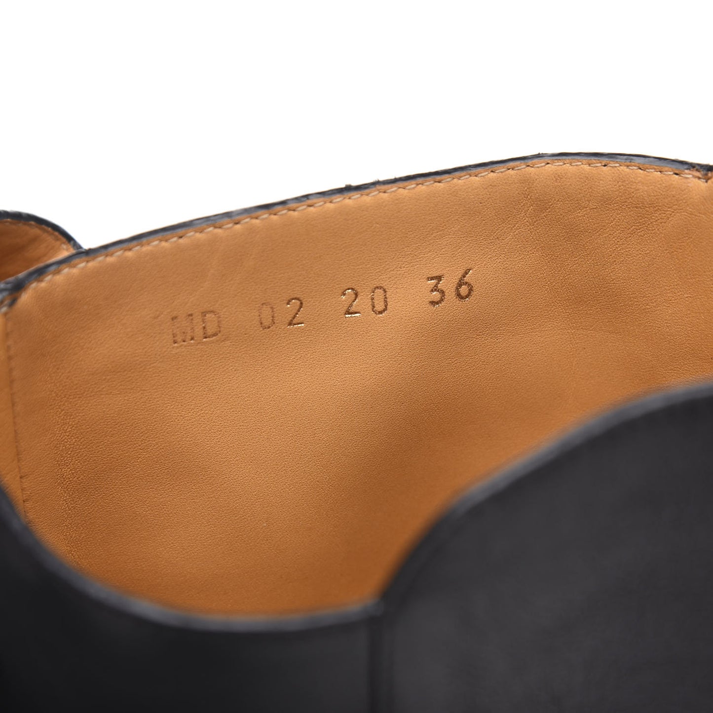Soft Calfskin Empreinte High Boot 36 Black