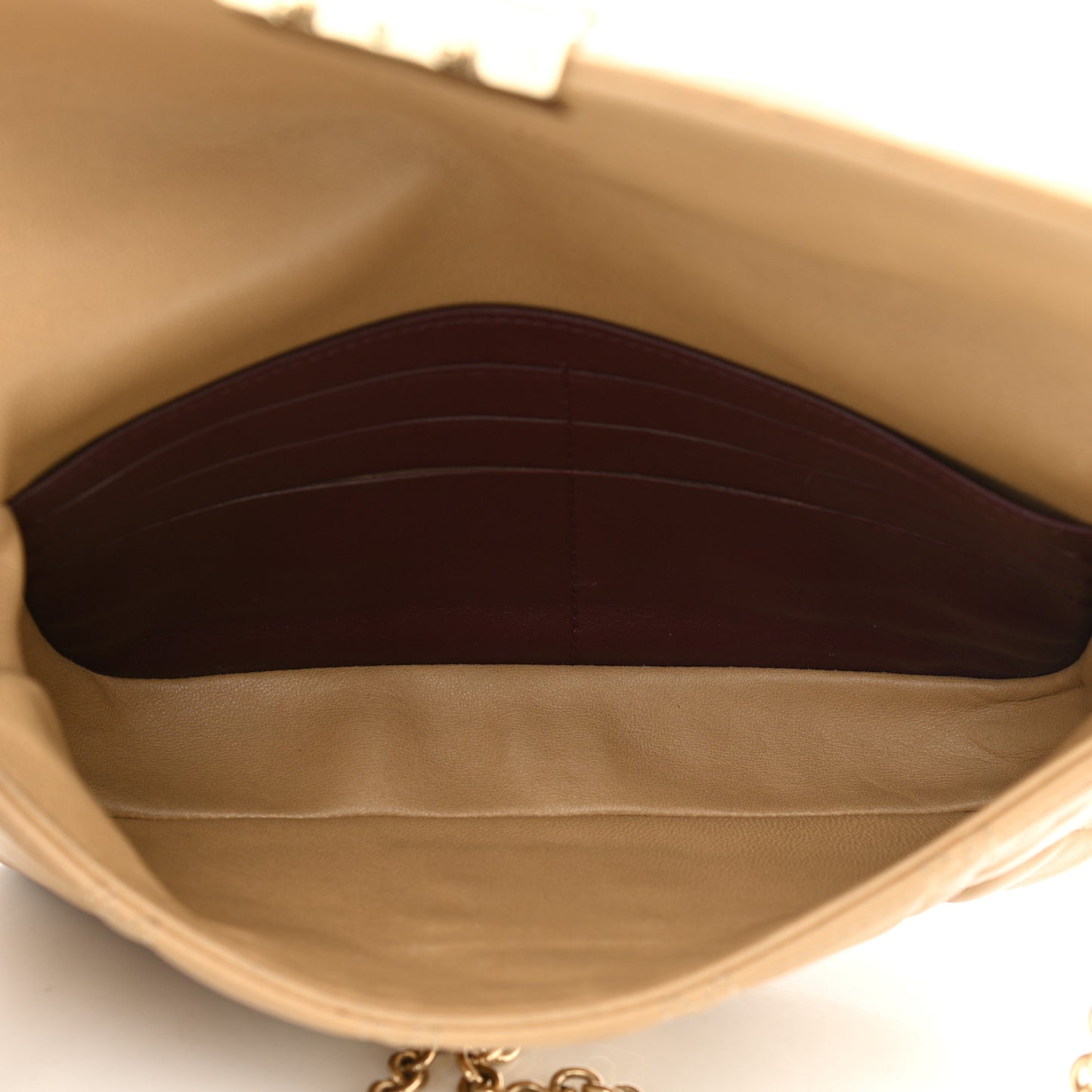 Lambskin Cannage Miss Dior Promenade Pouch Beige