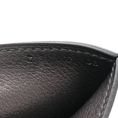 Hermes Evergrain Evercolor H Passant Clutch Bleu Indigo Black Bleu Nuit 7 of 12