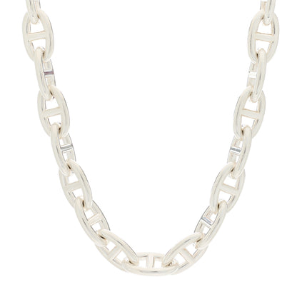 Hermes Sterling Silver Chaine D'Ancre Necklace PM 1 of 5
