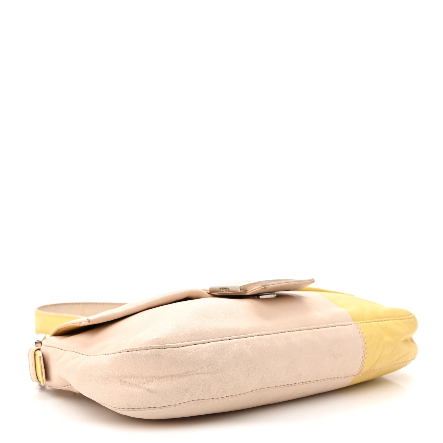 Fendi Nappa Baguette Pink Yellow 4 of 12