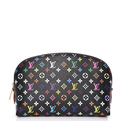 Louis Vuitton Monogram Multicolor Cosmetic Pouch Black Grenade 1 of 7