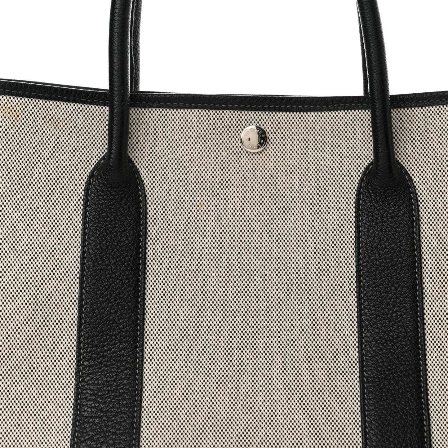 Toile Buffle Skipper Garden Party 36 MM Tote Black