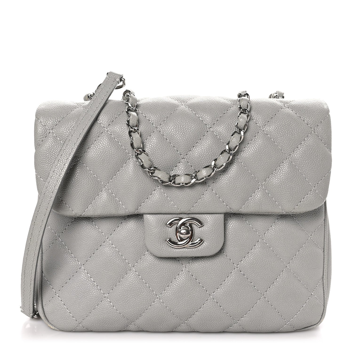 Chanel Caviar Quilted Medium Urban Companion Flap Grey 1 of 10