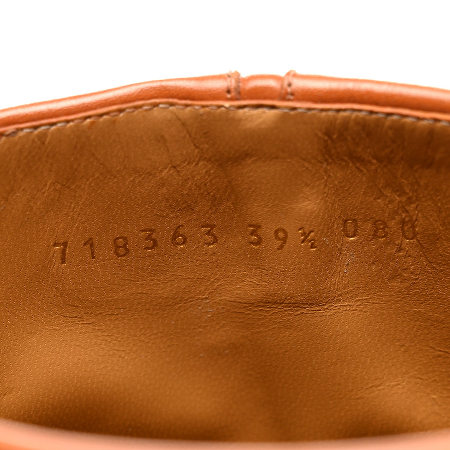 Calfskin Horsebit Elizabeth Ankle Boots 39.5 Cognac