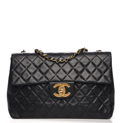 Chanel Lambskin XL Jumbo Flap Black 1 of 10