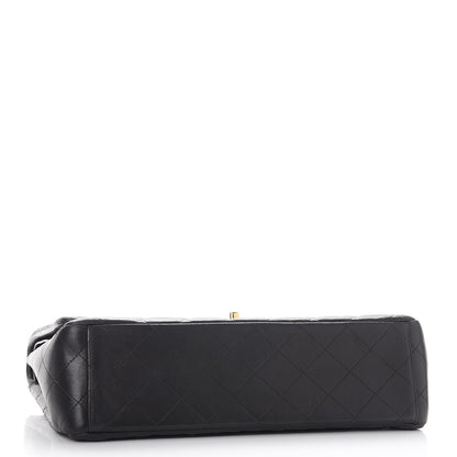 Chanel Lambskin Quilted Maxi Double Flap Black 5 of 10