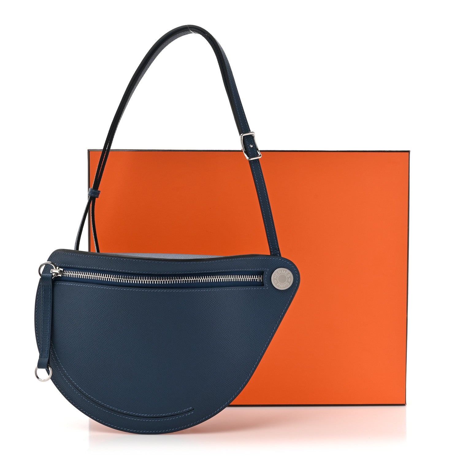 Hermes Epsom Petite Course Bag Deep Blue 11 of 11