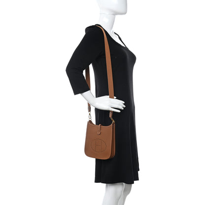 Hermes Taurillon Clemence Evelyne TPM Gold 2 of 11
