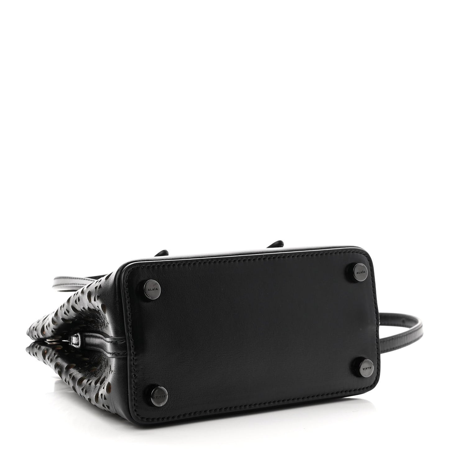 Calfskin Vienne Wave Mina 16 Bag  Black