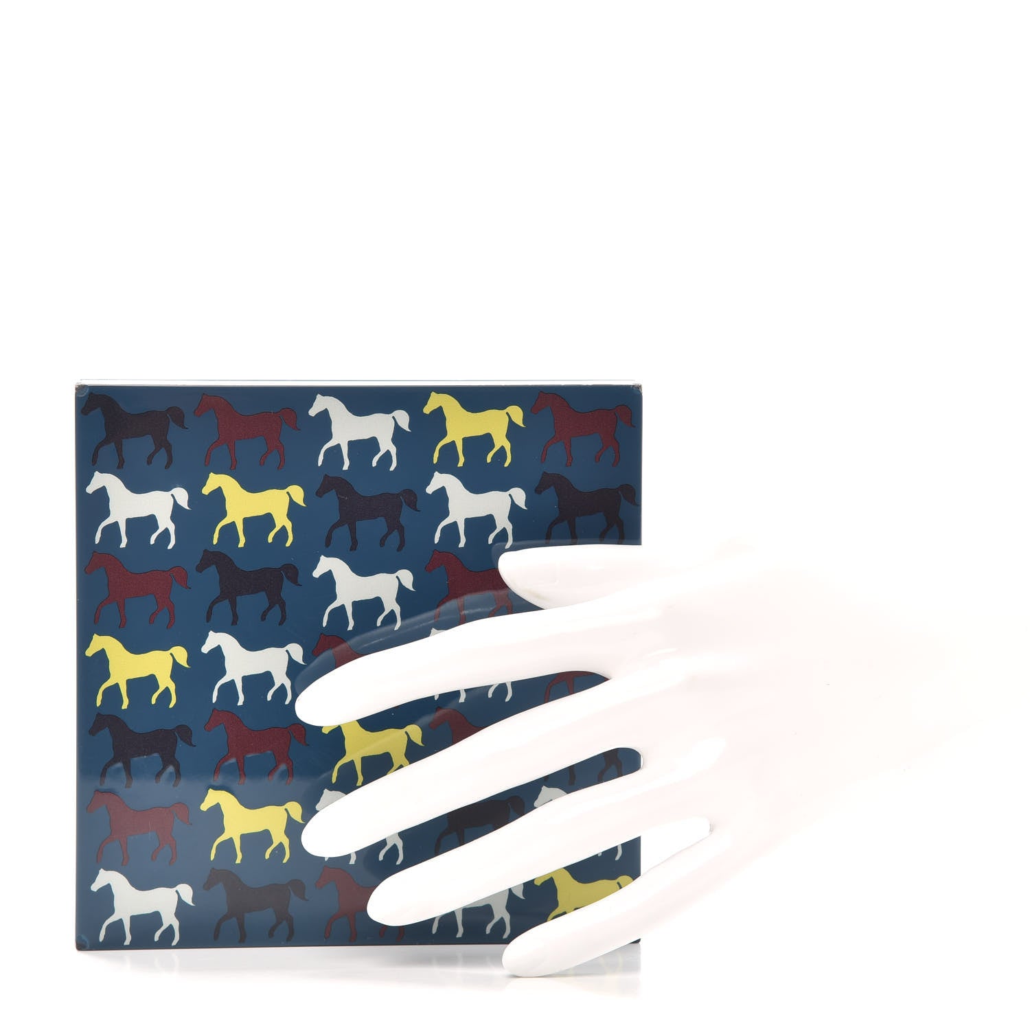 Hermes Lacquered Wood Small Cavalcolor Decorative Box 2 of 6