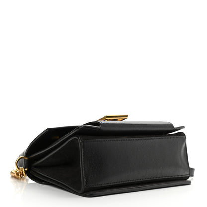 Givenchy Goatskin Suede Small GV3 Shoulder Bag Black 4 of 12