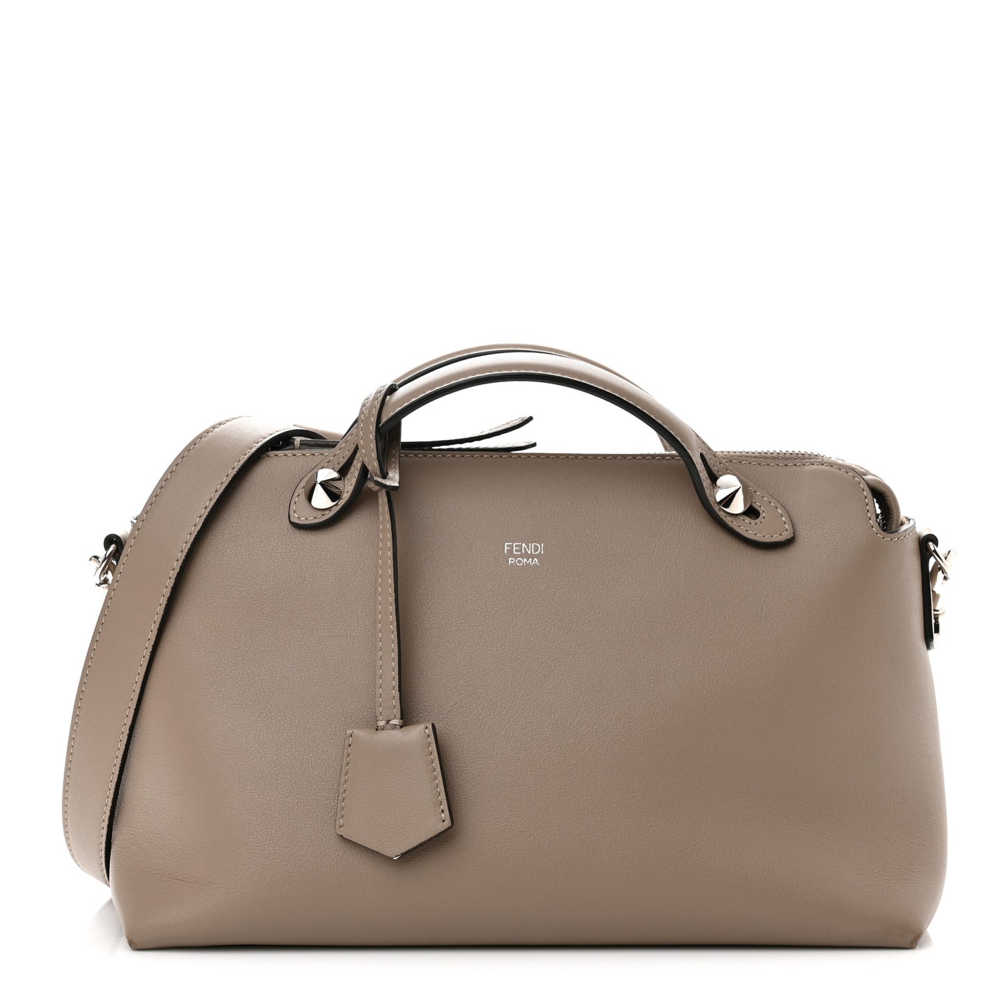 Vitello Dolce Medium By The Way Boston Bag Tortora