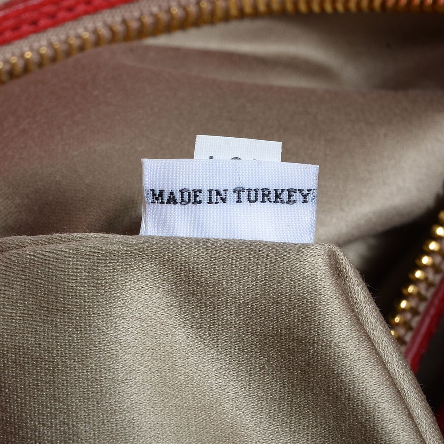Goatskin Madras Tote Rosso