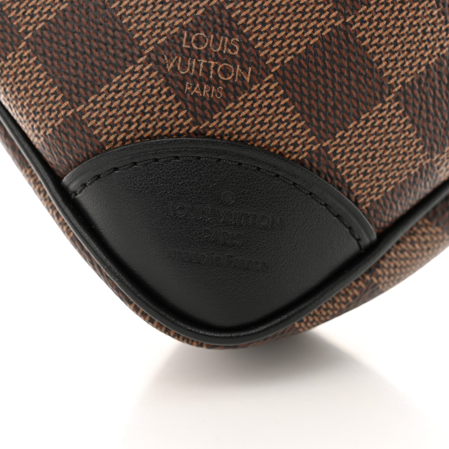 Louis Vuitton Damier Ebene Odeon PM Black 6 of 9