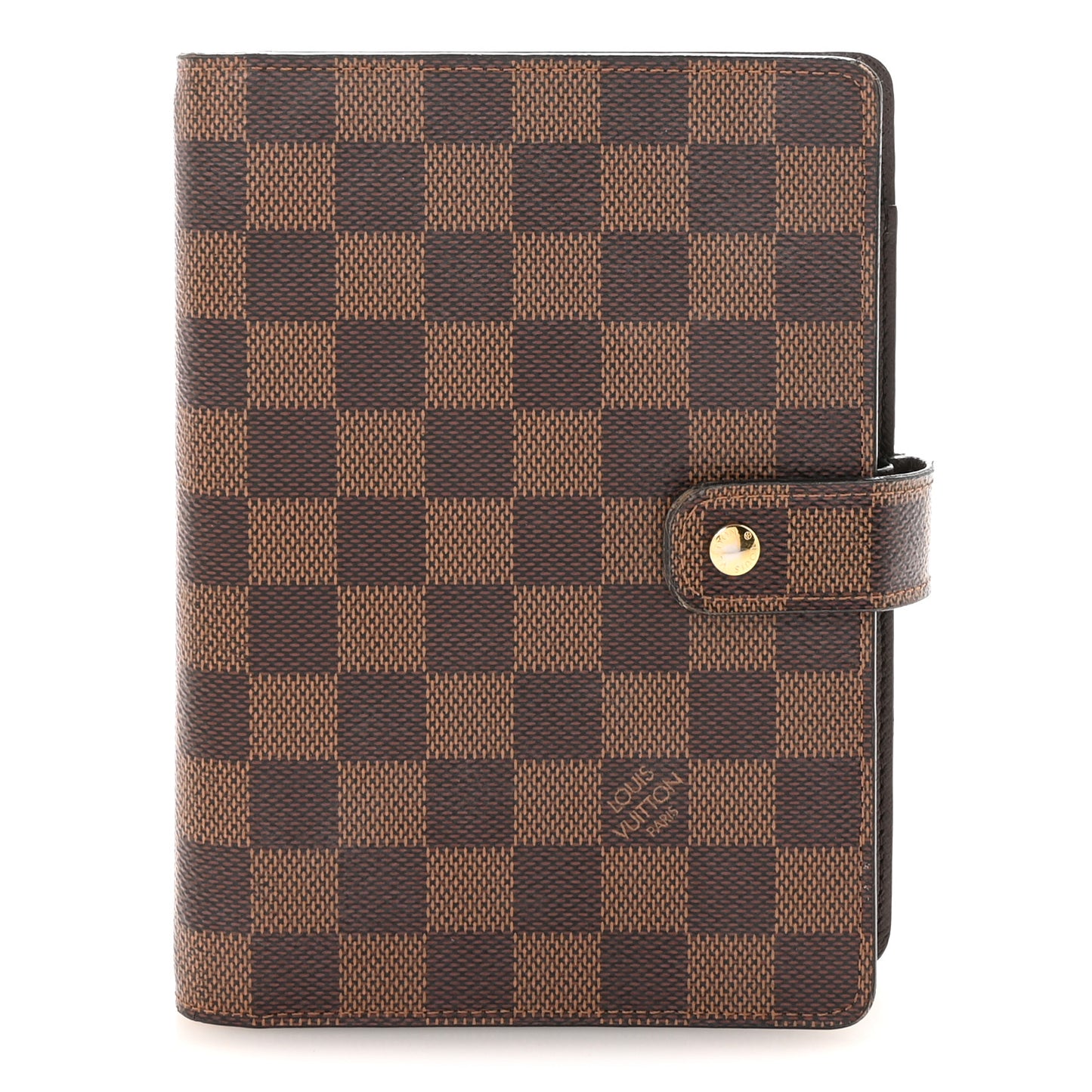 Damier Ebene Medium Ring Agenda Cover