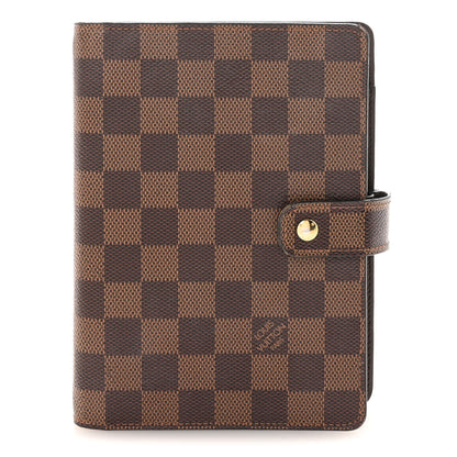 Louis Vuitton Damier Ebene Medium Ring Agenda Cover 1 of 7