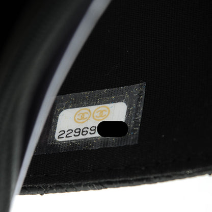 Chanel Caviar Quilted Boy Wallet On Chain WOC Black 8 of 8