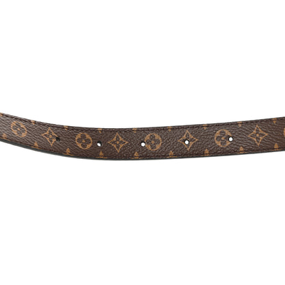 Louis Vuitton Monogram 20mm Pretty Reversible Belt 80/32 Black 6 of 7
