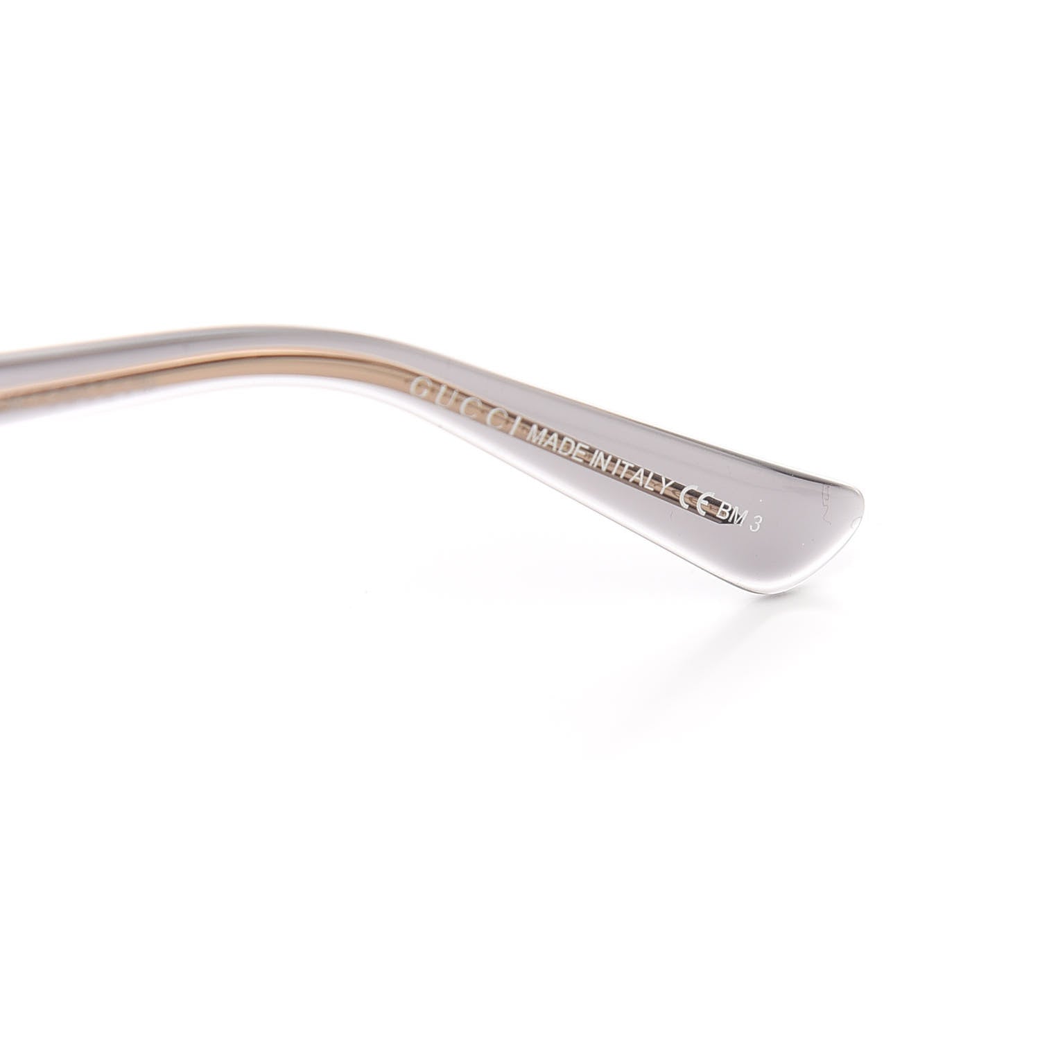 Gucci Acetate Square Frame Sunglasses GG 3834/F/S Grey Pearl 7 of 8
