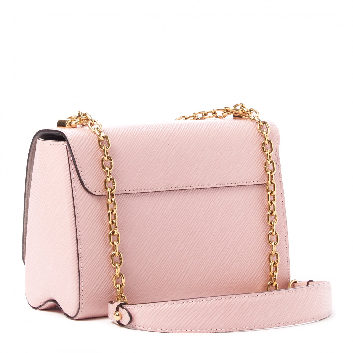 Louis Vuitton Epi Couture’s Flower Twist Shoulder Bag MM Rose Ballerine 3 of 10
