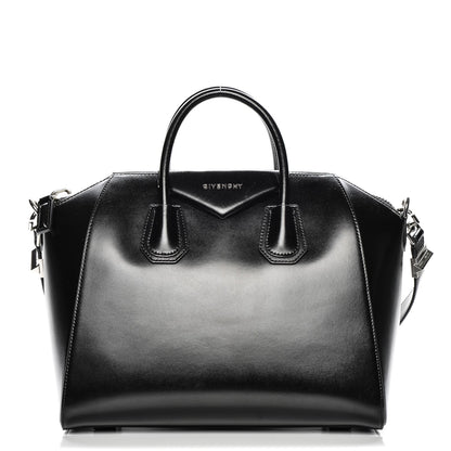Givenchy Shiny Lord Calfskin Medium Antigona Black 1 of 7