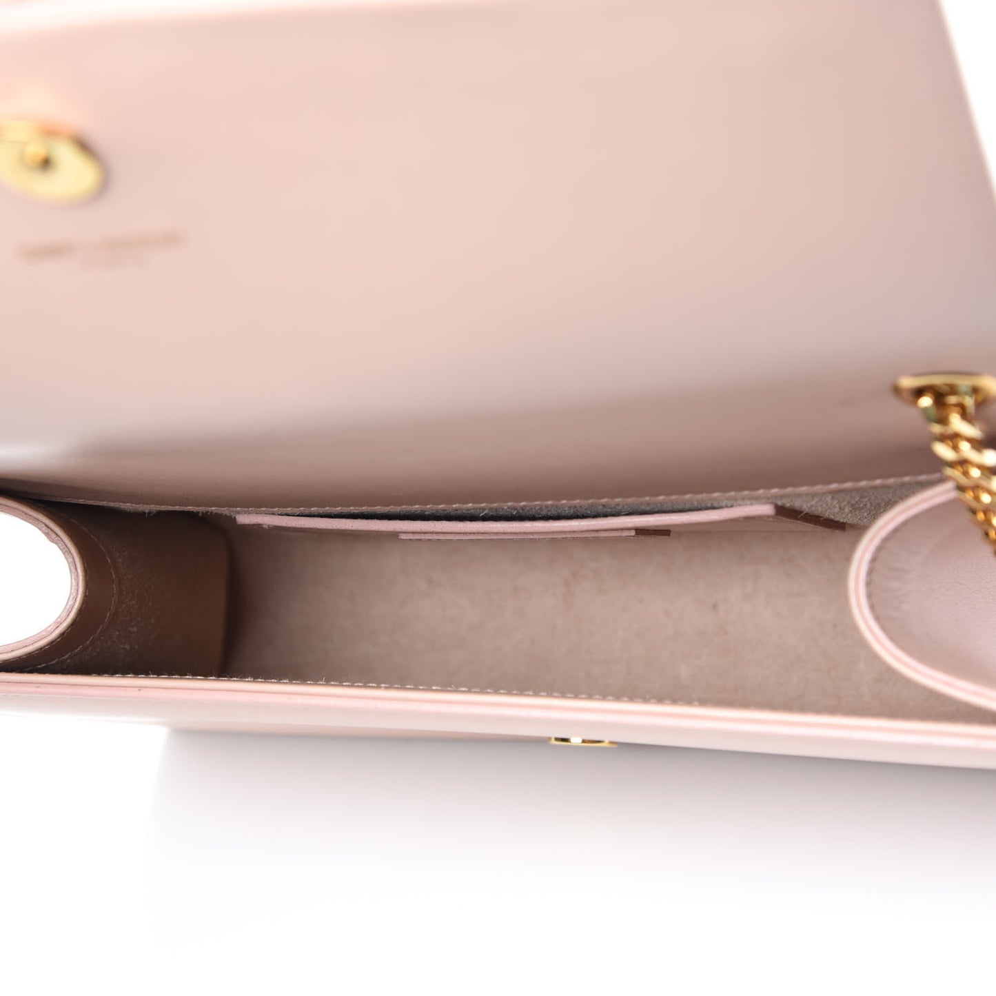 Smooth Calfskin Medium Classic Monogram Kate Tassel Satchel Pink