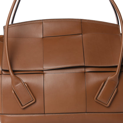 Bottega Veneta French Calfskin Maxi Intrecciato Large Arco Wood 14 of 14
